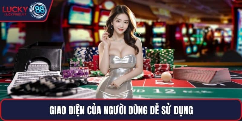 Giao diện của người dùng dễ sử dụng
