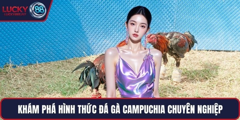 Khám phá hình thức đá gà Campuchia chuyên nghiệp